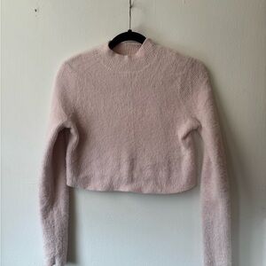 Cropped Pink Sweater